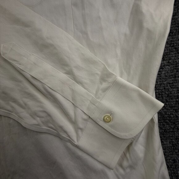Brooks Brothers White Long Sleeve 17 33 Slim Fit Non Iron Button Up Shirt *** - Picture 11 of 16